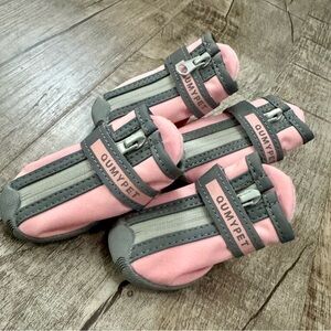 QUMYPET Dog Shoes Small Puppy Boots NWT Waterproof Paw Protectors Indoor Outdoor